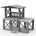 WW2 Army Military Base Model Building Kits Boys Toys Gifts Army Supplies Military Construction Building Blocks Sets