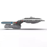 Bricklink Star Movie Starship Enterprise NCC-1701 Discovery Voyager NX-01 Delta MOC Spaceship Sets Building Blocks Kid Toys Gift
