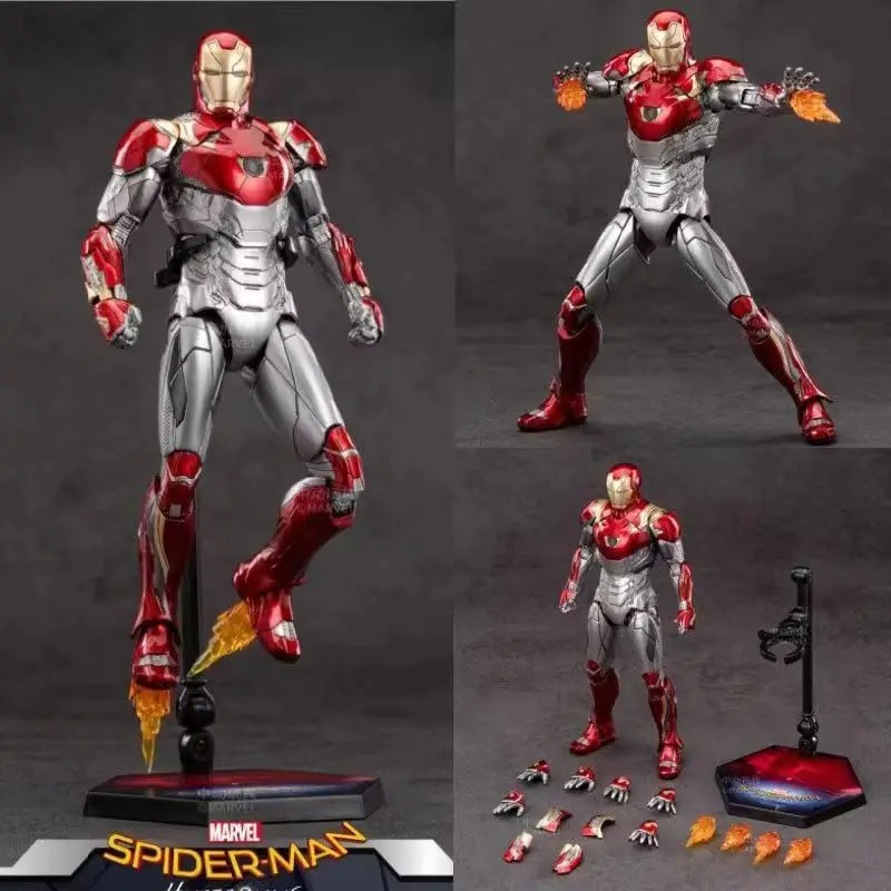 Hot Mk47 Mk41 Mk16 Iron Man Collectible Action Figure Toy Model For Boys Birthday Gift Movable Parts Robot Figurine Plaything