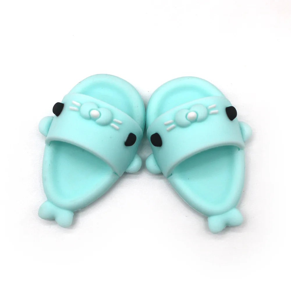 For LABUBU 3.0 Slipper Shoes Suitable for 17cm Cotton Dolls Shoes Boots Toys Casual Sports Shoes Dolls Accessories DIY Doll Toys