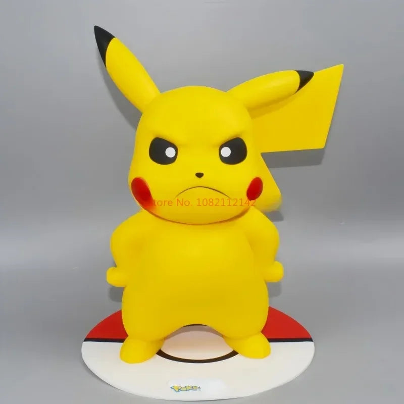 2025 Hot Pokemon Pikachu Doll Model Large Figure Charmander Eevee Porkby Squirtle Ornament Figurine Younth Toys Collects Gifts