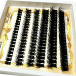 300/120PCS 5D Fluffy Cluster Lashes 30D-100D Natural Thick Eyelash Clusters Individual Lashes DIY Eyelashes Extension Makeup