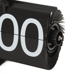 Digital Flip Down Clock Retro Automatic Turning Battery Operated Mechanical Clock for Home Room Office Decoration