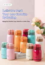 Mini Thermos Cup 200ml/360ml Pocket Cup Stainless Steel Thermal Coffee Mug Vacuum Flask Insulated Hot Water Bottle Kids Gift