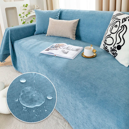 Waterproof Sofa Blanket Multipurpose Solid Color Blankets Dust-proof Fabric All-weather Anti-scratch Pet Home Living Room Decor