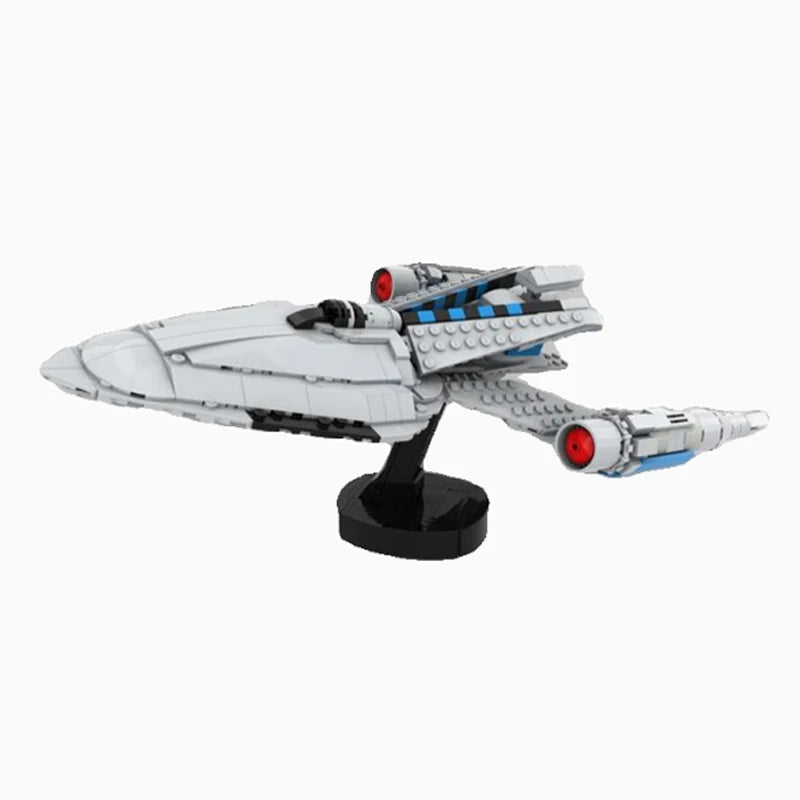 Bricklink Star Movie Starship Enterprise NCC-1701 Discovery Voyager NX-01 Delta MOC Spaceship Sets Building Blocks Kid Toys Gift