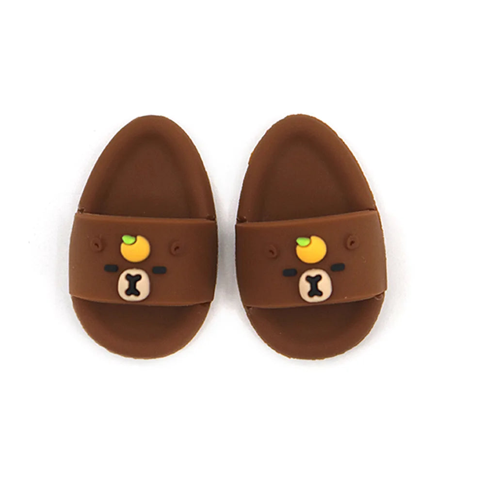 For LABUBU 3.0 Slipper Shoes Suitable for 17cm Cotton Dolls Shoes Boots Toys Casual Sports Shoes Dolls Accessories DIY Doll Toys