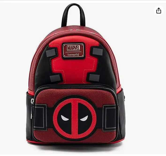 Marvel Avengers Deadpool Captains America Backpack Anime Cartoon Backpacks Outdoor Leisure Travel High Capacity Backpack Gifts