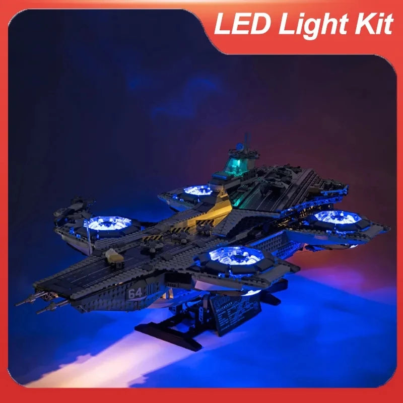 3066PCS Technical Shield Helicarrier Model Building Blocks Assembly Toys Compatible 76042 07043 For Children Gifts 87025 19017