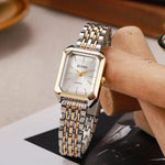 New Fashionable Simple Explosive Square Bar Scale Dial Steel Strip Quartz Watch