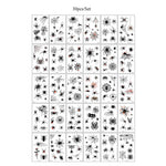 30pcs Waterproof Halloween Tattoo Stickers Bleeding Wound Scar Temporary Tattoos for Women Men Fake Tattoo For Halloween Party