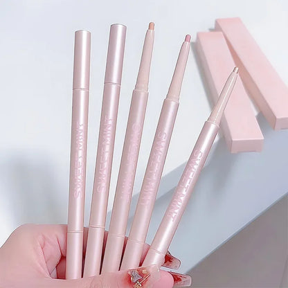 Sweetmint Mulitfuntiona Double Ended Lying Silkworm Pencil Highlighter Makeup Pen Nude Liquid Contour Liner Eye Brightener Stick