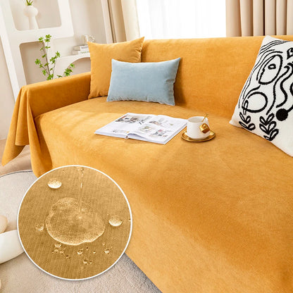 Waterproof Sofa Blanket Multipurpose Solid Color Blankets Dust-proof Fabric All-weather Anti-scratch Pet Home Living Room Decor