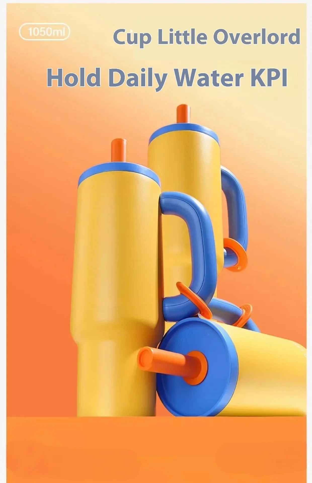 2025 New Female King Cup 304 Stainless Steel Straw Insulated Ice Cup - Thick, Portable Handle Design for Trendy Hydration