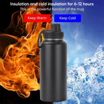 1000ML Stainless Steel Thermos Bottle Large Capacity Thermal Water Bottle Insulated Cup Double Wall Vacuum Flasks Travel Outdoor