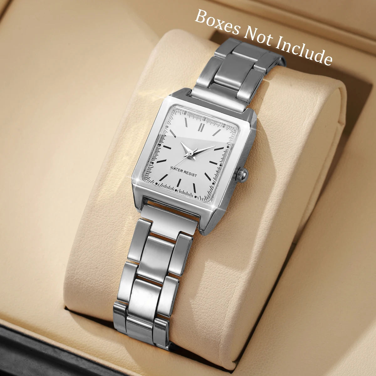 1/2PCS Fashion Square Dial Women Watches Ladies Quartz Wristwatches Girls Clock Reloj Mujer（Without Box）