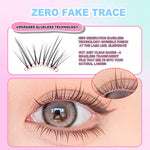 Upgraded Sunflower False Eyelashes No Glue Fake Lashes  Natural Reusable Band-Free Lashes Manga Lash Makeup Korean