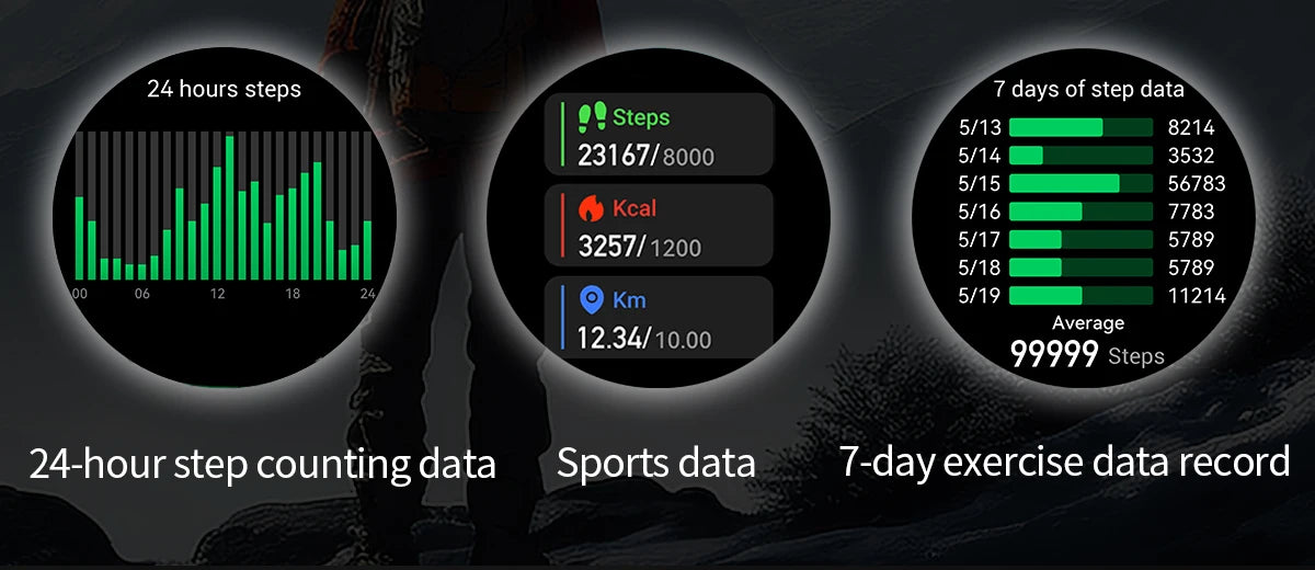 AK75 Smart Watch Flashlight 1.9inch Men Outdoors Sports Fitness Tracker 700mah Large Battery BT Calling LED Light Smartwatch