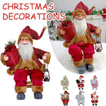 50cm Sitting Santa Clauses Decoration Fashionable Vivid Christmas Handiworks For Office