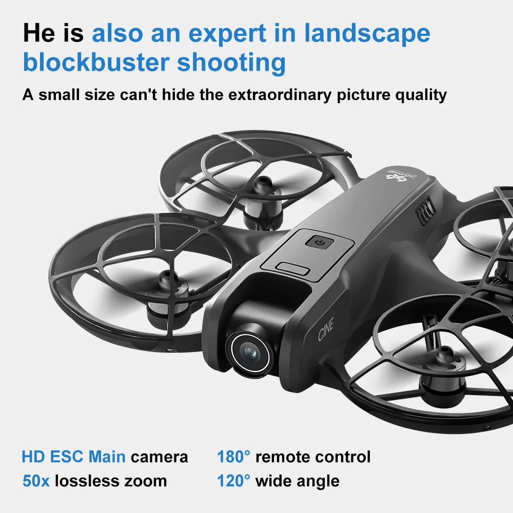 V666 Mini Rc Drone 8K HD 4ch 6-Axis Headless Mode Helicopter 360° Flip Remote Control Quadcopter Toys Mini Drone Fors Kid Gifts