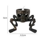 New Halloween Skull Lantern Atmosphere Setting Props Skeleton Foot Night Light Halloween Party Decoration LED Candle Light
