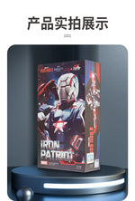 Marvel Avengers ZD Toys Iron Man MK3 MK1 MK6 MK7 MK5 Tony Stark Iron Patriot War Machine Action Figure Ironman Collect Toy Gift