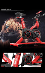 Ultra-Silent Indoor Fitness Bike For Weight Loss Home Use Steel Metal Gym Magnetic Brake System Spinning Bike