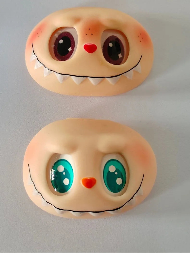 Labubu Doll Parts DIY Kit PVC Face Changing Accessories Hands Feet Replacement Supplies for DIY Doll Makers Collectors