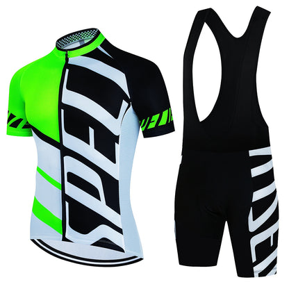 2024 Cycling Clothes Mtb Male Clothing Equipment Man Professional Shirt Shorts Men Jumper Summer Bike Jersey Bib Men's Tricuta