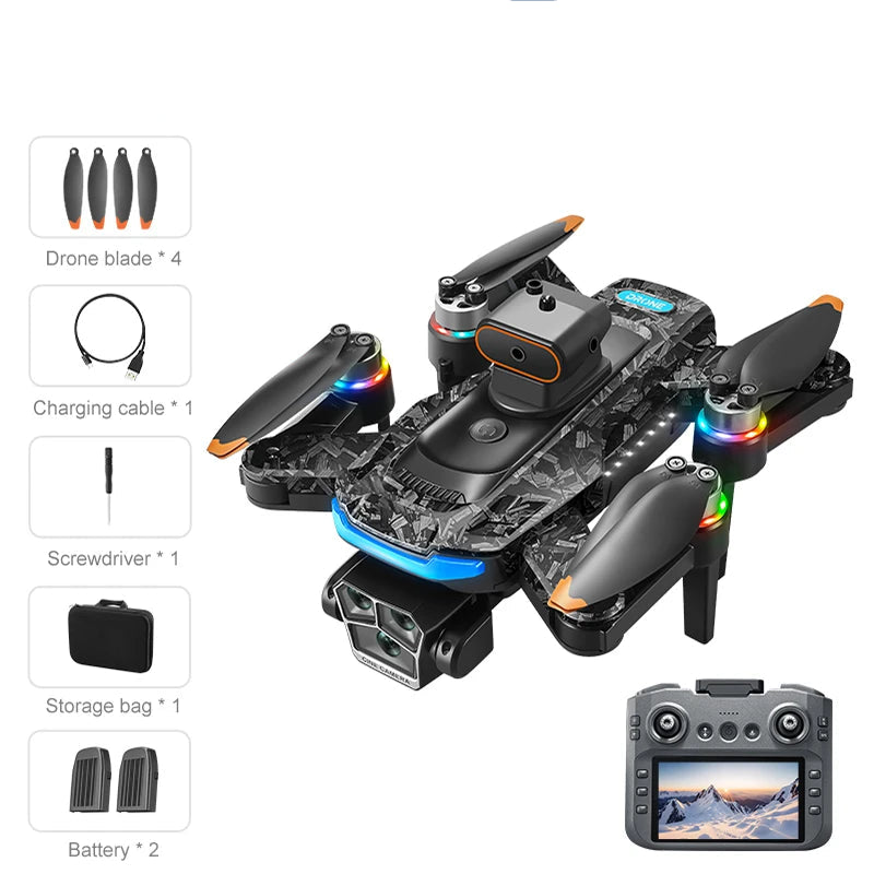 Xiaomi Mijia A14Pro max GPS Brushless 8K three Camera Optical Flow Obstacle Avoidance Foldable Quadcopter RC Distance Drone Toys