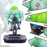 Pokemon Toys GYM Figurines Cartoon Fitness Muscle Man Action Figure Charmander Bulbasuar Squirtle Gengar Fit Model Anime Toys