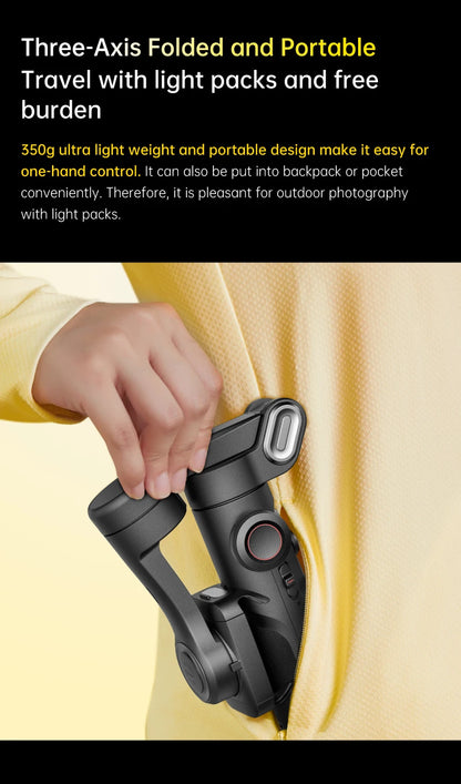 Smart XE 3-Axis Smartphone Gimbal Stabilizer with Fill Light