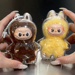 Fack Protective Cover Scratch Resistant Face Mask For Labubu V4 The Monsters Pin for Love Series Doll Clothes Outfit Accessories