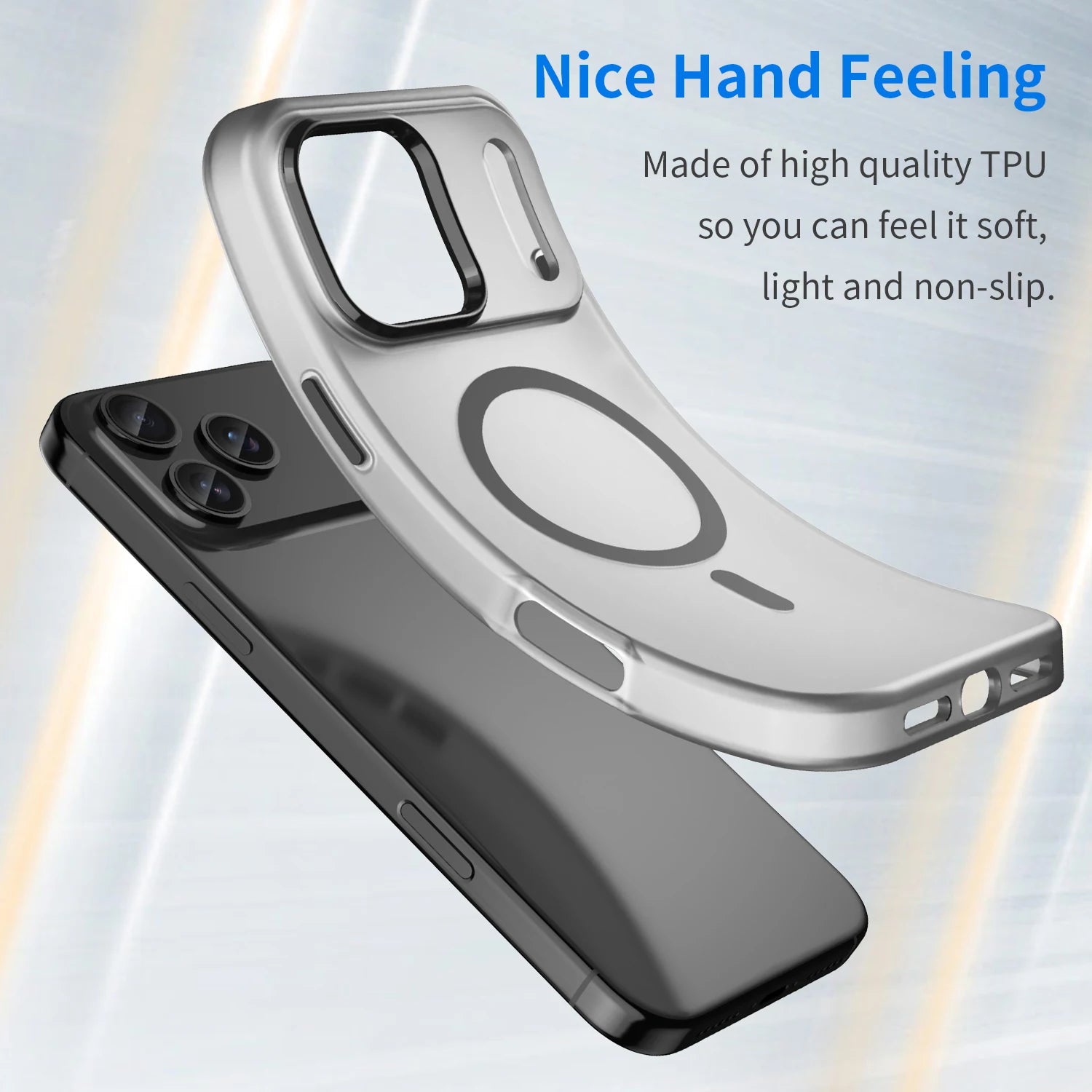 Shockproof Matte Transparent Case For Magsafe Case For iPhone 17 Pro Max 17 Air 17 Pro 17 Wireless Charge TPU Soft Cover Funda