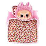 15-17CM Labubu Accessories Sleeping Bag Bed Cute Comfortable Floral Print Sleep Tool Indie Pop&Labubu Accessories Beautiful Toys