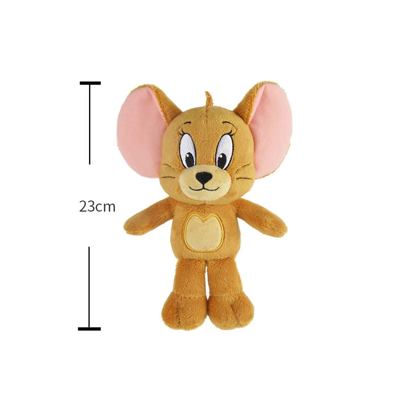 Anime Tom And Jerry Plush Toy Cartoon Movie Figures Cat Mouse Cute Plushies Stuffed Animal Doll Toys For Kids Gift Free Shipping