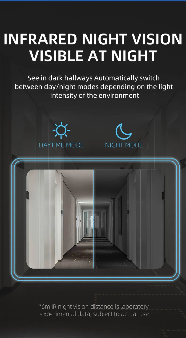 Smart Visual Doorbell with Solar Panel, Anti-Explosion Design, Real-Time Monitoring, Voice Distortion, Waterproof Cover