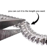 Labubu Anti Drop Buckle Silicone Rope Keychain Protection Ring Colorful Winding Fixed Anti Drop Labubu Accessories