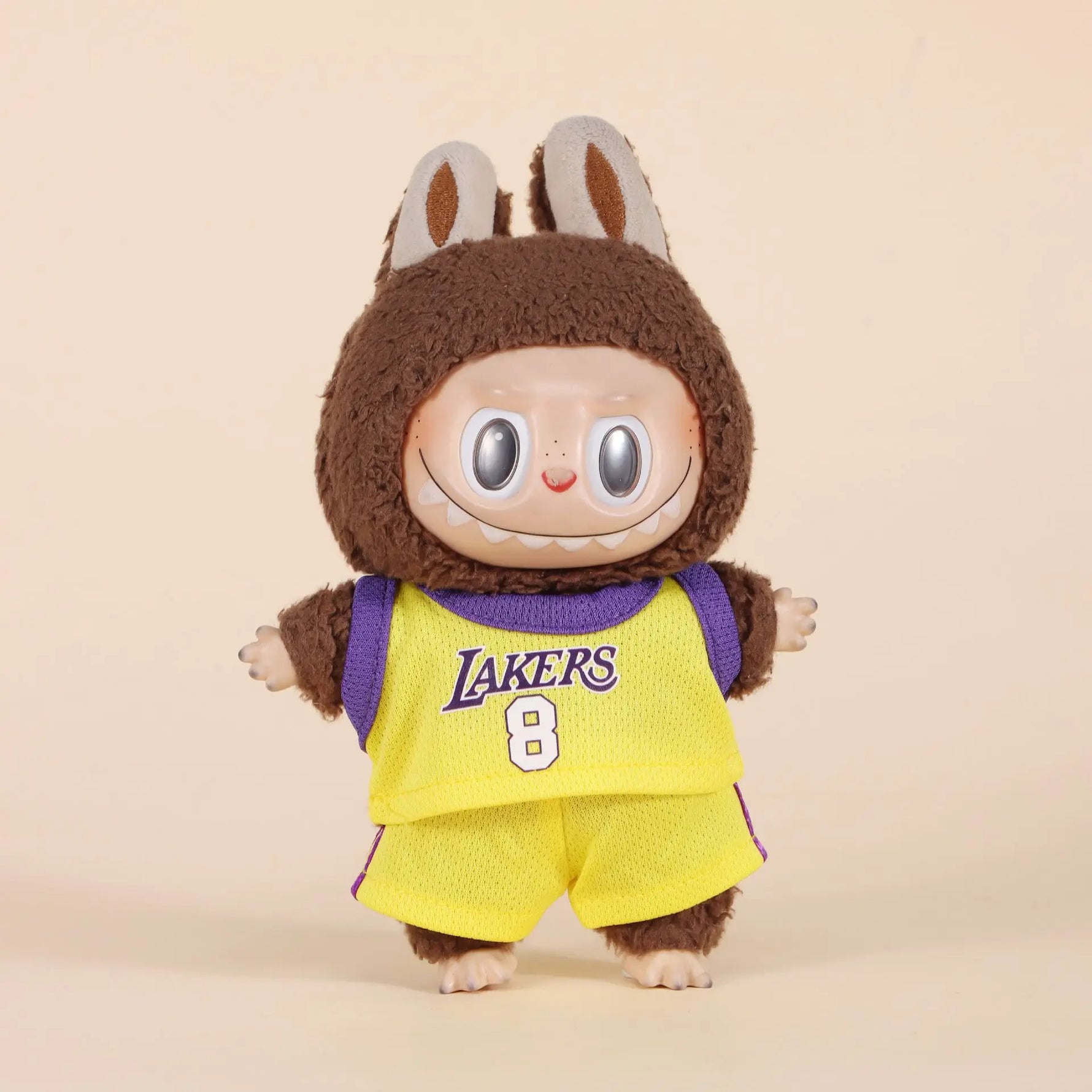 Labubu Only Selling Clothes 17cm First Second Generation Labubu Basketball Clothes Cute Doll Decoration Handmade Doll Clothes