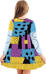 Halloween Sally Suit Cosplay Costume Anime Movie Bodysuit Spandex Jumpsuit Party Carnival Leggings Day of The Dead Zentai Set