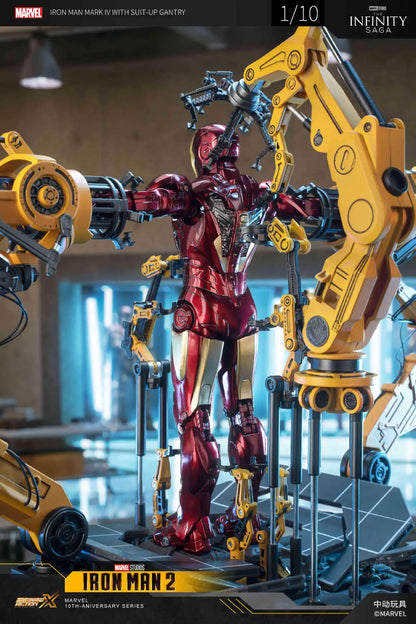New Marvel Iron Man Mark Iv Action Figure Toy Gift For Boys Joint Movement Steel Man Model Collectible Toys & Hobbies
