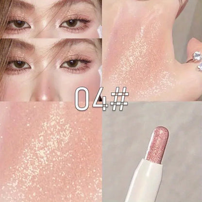 Diamond White Eyelid Highlighter Pen for Brightening Eye Glitter Golden Eyeliner Eyeshadow Stick for Stunning Makeup Results