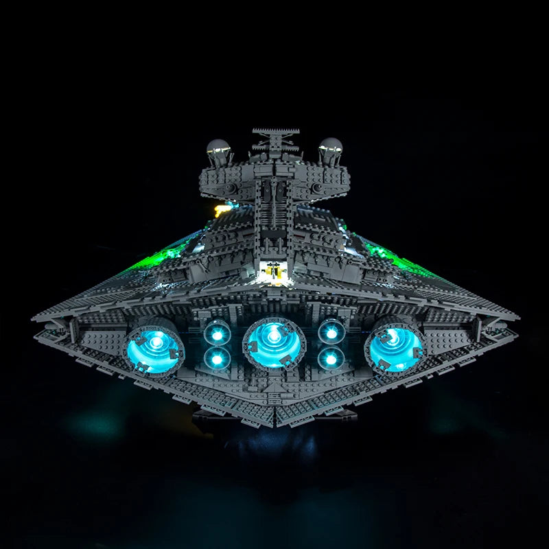 EASYLITE LED Light Set For 75252 Imperial Destroyer DIY Toys Blocks Bricks Only Lighting Kit Not Include Model