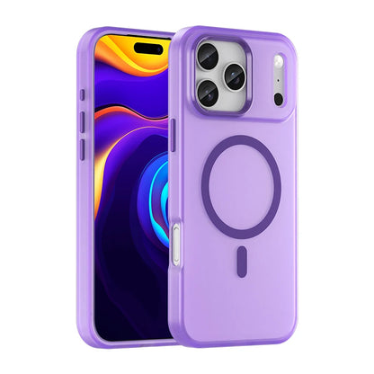Shockproof Matte Transparent Case For Magsafe Case For iPhone 17 Pro Max 17 Air 17 Pro 17 Wireless Charge TPU Soft Cover Funda