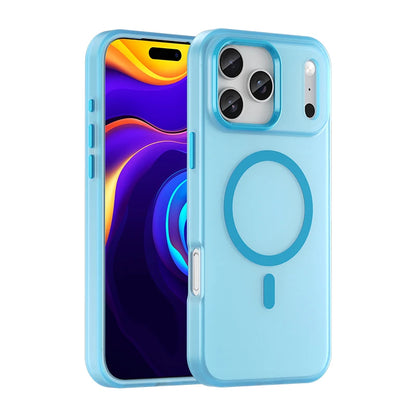 Shockproof Matte Transparent Case For Magsafe Case For iPhone 17 Pro Max 17 Air 17 Pro 17 Wireless Charge TPU Soft Cover Funda