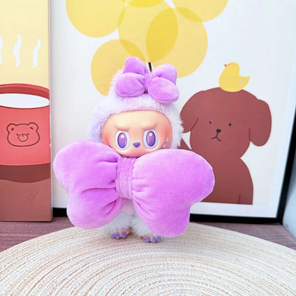 Labubu Doll Rain Boots Labubu I II III Idol Dolls Colorful Shoes and Headphones Multicolor Big Bow LabubusAccessories DIY Gifts