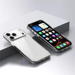 Luxury Hybrid Transparent Shockproof Phone Case For iPhone 17 Pro Max 17 Air 17Pro Max Clear Hard Acrylic Protective Back Cover
