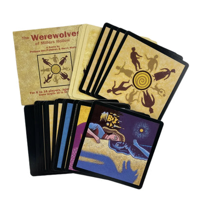 Werewolf Table Game Multi-Player Entertainment Competition Puzzle Leisure Board Card Game Family Friend Party Fun Playing Cards