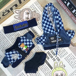 Suspenders Suit For 17cm Labubu Doll Clothes All-match Colour Outfit Doll Accessories Fashion Design Lovely Little Bear Star