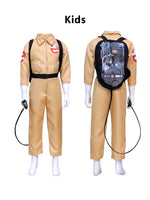 Kids Adults Cosplay Costume with Proton Pack Halloween Christmas Carnival Theme Party Clothes Fans Collection ﻿